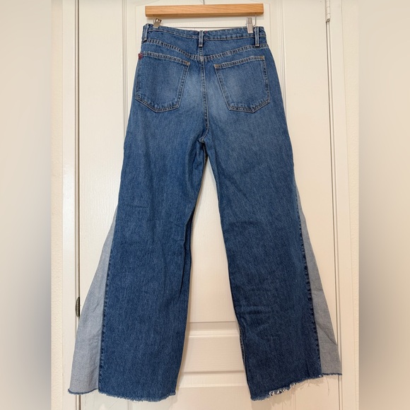 BDG Denim - BDG Urban Outfitters Two Tone Panel Flare Jeans Size 27 High Rise